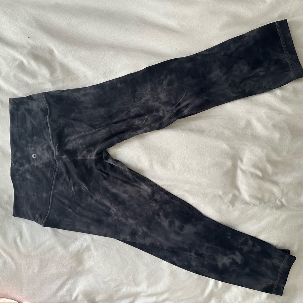 Lululemon Align High Rise DiamondDye Leggings pitch grey graphite